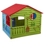 Игровой домик PALPLAY 360, цвет красный/голубой/зеленый - изображение