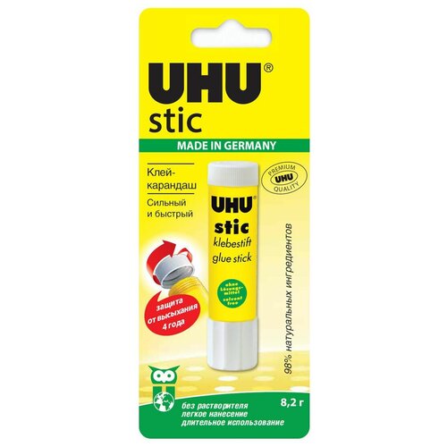 Клей-карандаш 8,2г UHU STIC, белый