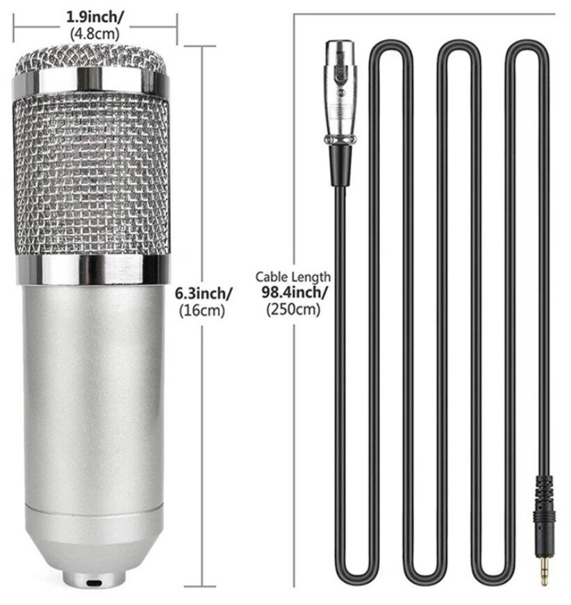 Микрофон студийный конденсаторный BM 800