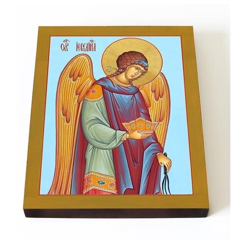 Архангел Иегудиил, икона на доске 13*16,5 см архангел иеремиил икона на доске 13 16 5 см