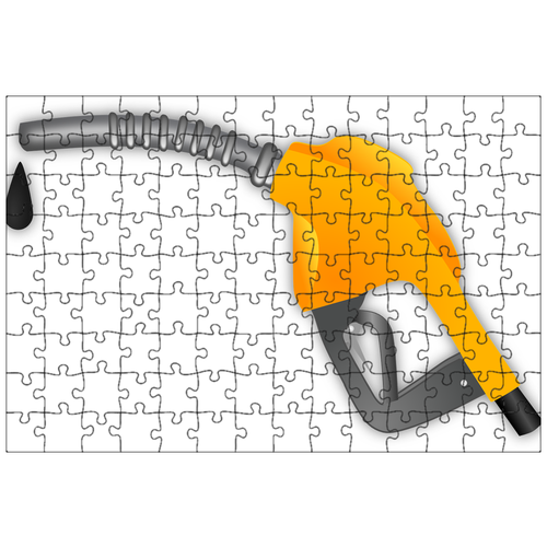 фото Магнитный пазл 27x18см."пистолет, насос, топливо" на холодильник lotsprints