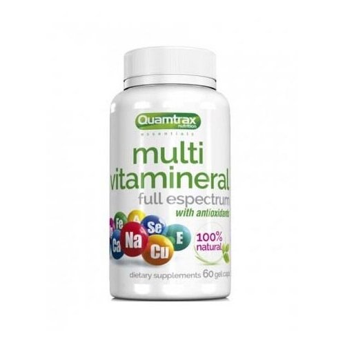 фото Quamtrax nutrition витаминно-минеральный комплекс quamtrax nutrition multi vitamineral, 60 капс