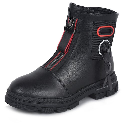 фото Ботинки t.taccardi детские зимние для девочек jsd20a-22 размер 30, , цвет: черный