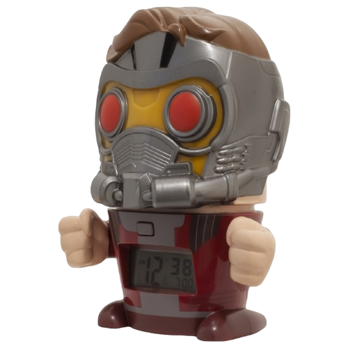 Часы настольные BulbBotz Star-Lord красный