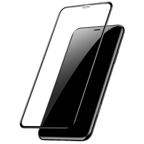 Защитное стекло LP для iPhone 11/Xr Tempered Glass 3D с рамкой 0,33 мм, 9H (ударопрочное/черное)
