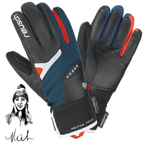 фото Перчатки reusch mikaela shiffrin r-tex® xt (black 7.5)