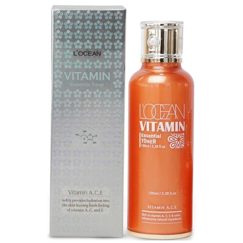 Locean витаминный тонер для лица Vitamin Essential Toner