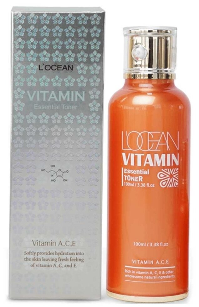 Locean витаминный тонер для лица Vitamin Essential Toner