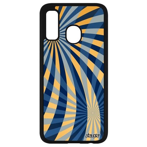 фото Защитный чехол на телефон // galaxy a40 // "спирали" дизайн эффект, utaupia, синий