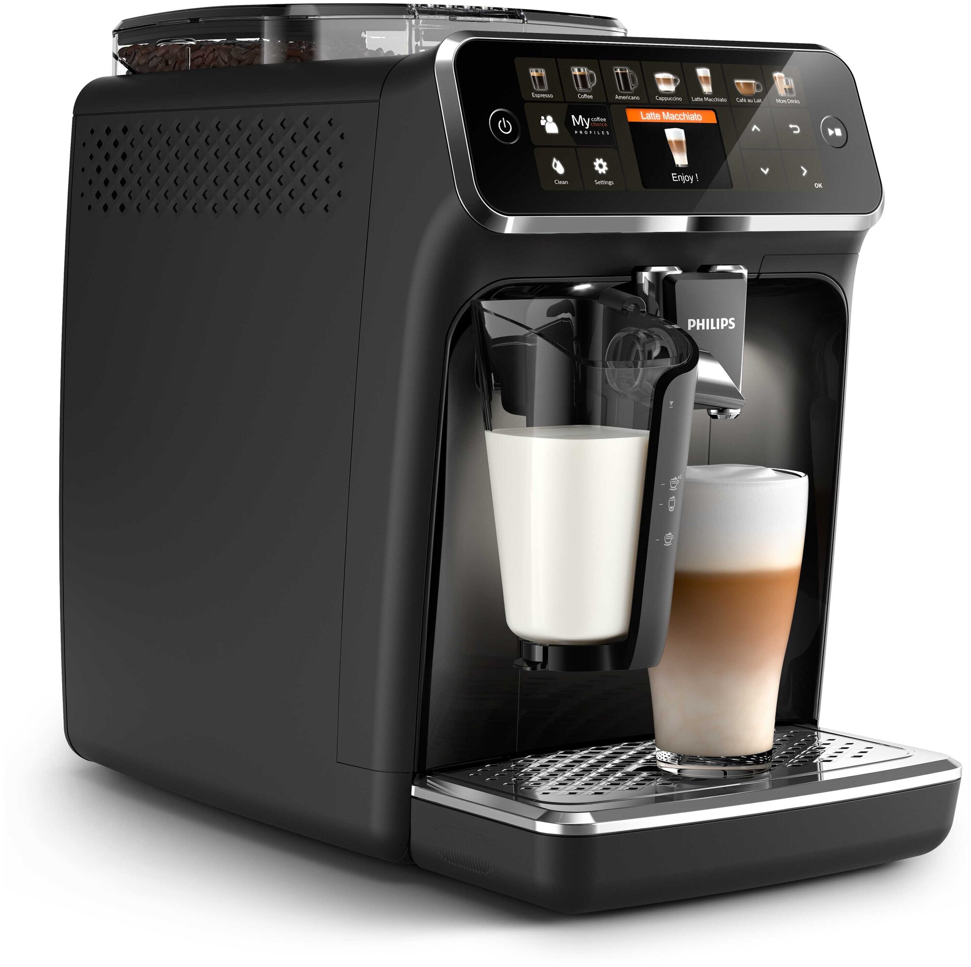 Кофемашина Philips EP5441/50 Series 5400 LatteGo, черный