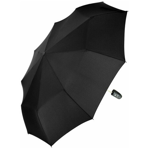 Мужской складной зонт Popular Umbrella автомат 1016J-K/черный