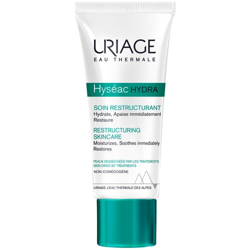 Uriage Hyseac HYDRA Restructuring Skincare Крем Восстанавливающий успокаивающий уход для лица, 40 мл восстанавливающий уход uriage hyseac hydra 40 мл