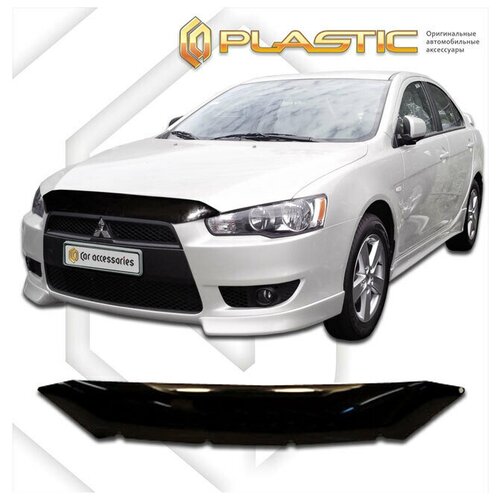 Дефлектор капота Mitsubishi Lancer 2007-2009 Classic черный 5050₽