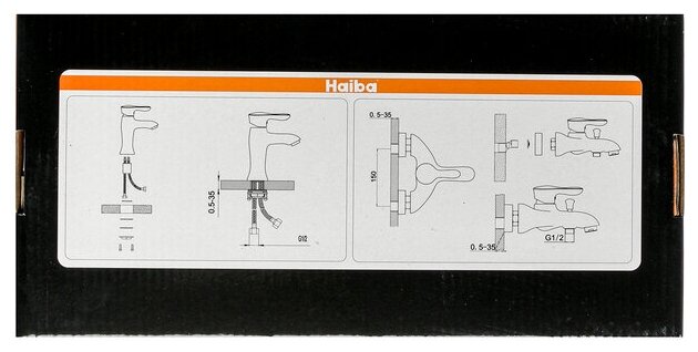 Смеситель для кухни Haiba HB6003, хром - фотография № 10