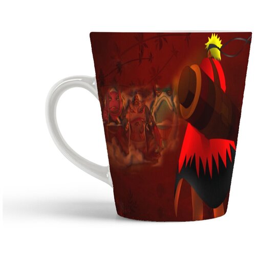 фото Кружка-латте coolpodarok аниме наруто красный фон жабы