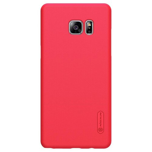 Накладка Nillkin Frosted Shield пластиковая для Samsung Galaxy Note FE (Fan Edition) Red (красная) чехол nillkin qin leather case для samsung galaxy note fe fan edition black черный