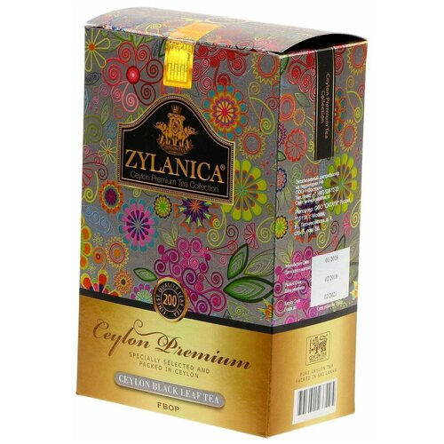 Чай черный Zylanica Ceylon Premium Collection FBOP 200 гр.