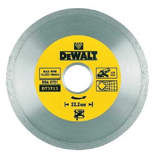 Диск алмазный DeWalt ф115х22.2х1.75мм DT 3701