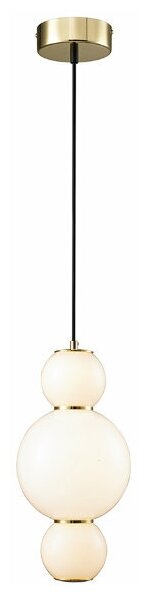 Светильник подвесной Lumien Hall Elita LH4141/1PA-GD-WT, LED, кол-во ламп:1шт, Золото