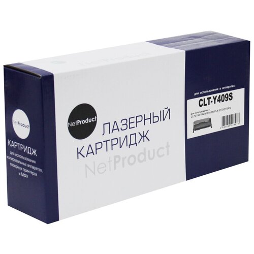 Картридж для Samsung CLP-310, 315, CLX-3170fn, 3175 Yellow (1000 стр (NetProduct) CLT- Y409S картридж netproduct ce312a 1000 стр желтый