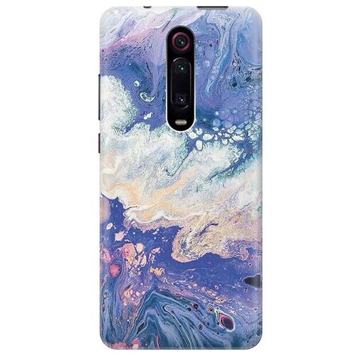 фото Ультратонкий силиконовый чехол-накладка для xiaomi mi9t / mi9t pro / k20 / k20 pro с принтом "фиолетовый мрамор" gosso