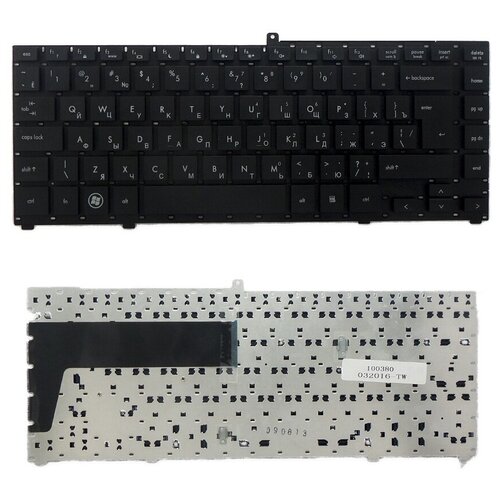 Клавиатура для ноутбука HP ProBook 4410s 4411s 4415s Series Г-образный Enter Черная без рамки PN V101726AS1 963₽