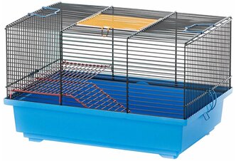 Клетка для грызунов Inter- Zoo G026E Mouse Square цветная 37 х 25 х 21 см (1 шт)