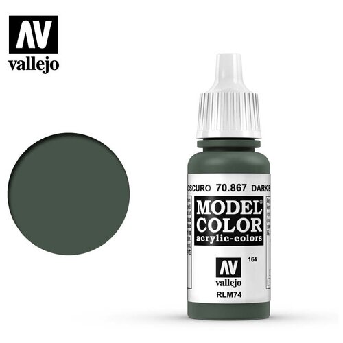 фото Краска vallejo серии model color - dark blue grey 17мл. acrylicos vallejo