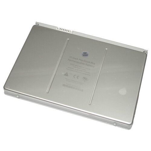 Аккумуляторная батарея для ноутбука Apple MacBook Pro 17-inch A1189 68Wh серебристая аккумулятор для ноутбука apple macbook pro 17 a1189 ma458g a
