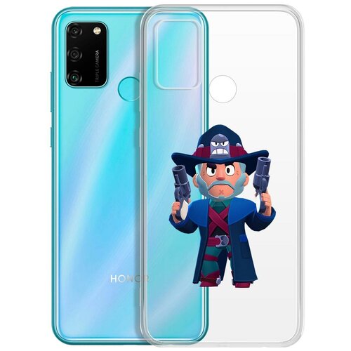 фото Чехол-накладка clear case brawl stars-стрелок кольт для honor 9a/play 9a krutoff group
