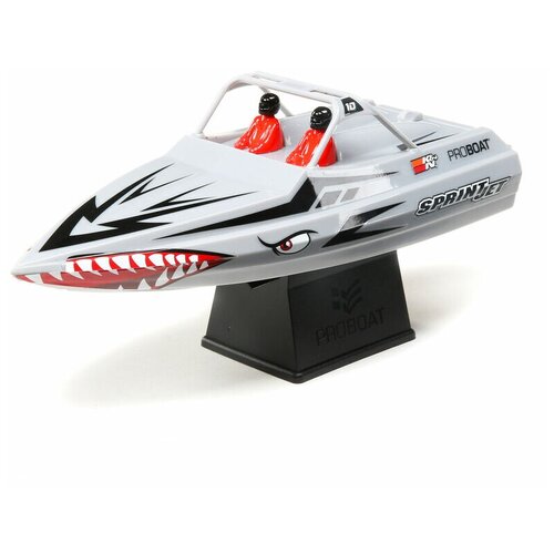 Катер ProBoat Sprintjet 9-inch Self-Right Jet Boat RTR Silver