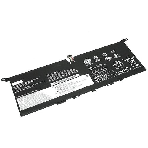 Аккумуляторная батарея для ноутбука Lenovo IdeaPad 730S-13 (L17M4PE1) 15,36V 2735mAh шлейф матрицы для ноутбука lenovo yoga s730 13iwl