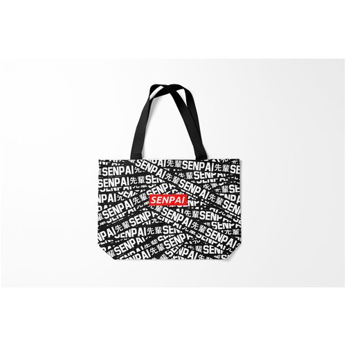 фото Сумка-шоппер / 46х35 см / аниме / senpai burnettie