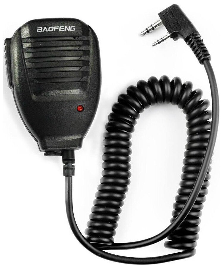 Тангента (выносная гарнитура) для рации Baofeng UV-5R №1 (разъём Kenwood 2 PIN)