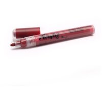 Акриловый маркер Fat&Skinny 5 мм / 2 мм цвет коричнево красный-brick red