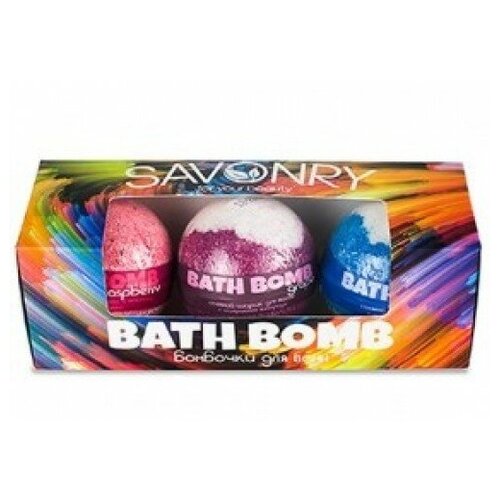 BATH BOMB набор бурлящих шариков набор бурлящих шариков bath bomb savonry