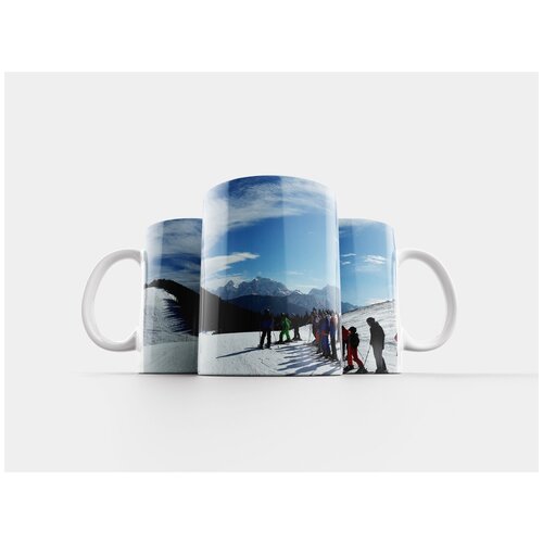 фото Кружка "кататься на лыжах, зимние виды спорта" 320 мл lotsprints