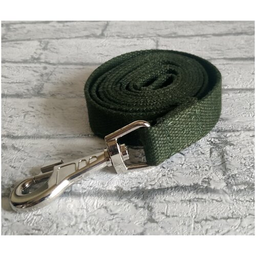 Поводок брезентовый для собак 1,5м ширина 25 мм ЛТО