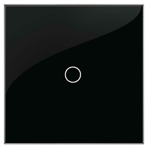 Выключатель сенсорный одноклавишный Hiper черный S1G1-01B 700₽