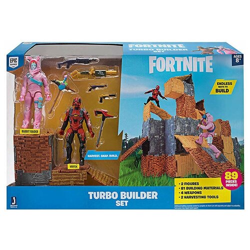 Fortnite - Игровой набор Turbo Builder Set с 2 фигурками игровой набор fortnite 4 фигурки tomato town legends fnt0813