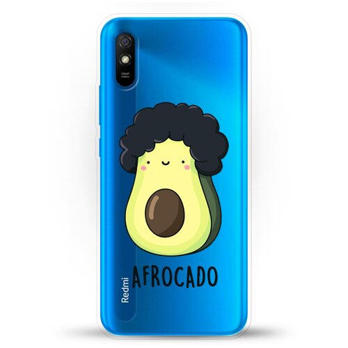 фото Силиконовый чехол афрокадо на xiaomi redmi 9a andy & paul