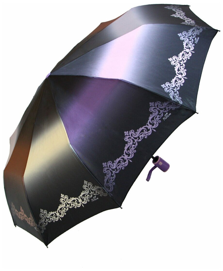 Женский складной зонт Popular Umbrella автомат 1275/голубой