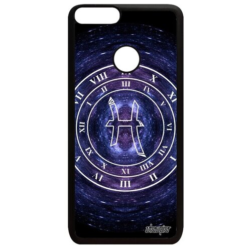 фото Защитный чехол для мобильного // huawei p smart 2018 // "зодиак рыбы" созвездие астрологический, utaupia, синий