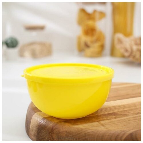 Салатник с крышкой Galaxy, 550 мл, цвет микс