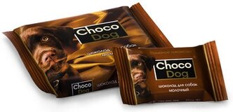 Веда 06500 Choco Dog Шоколад молочный длЯ собак обак 15г (10 шт)
