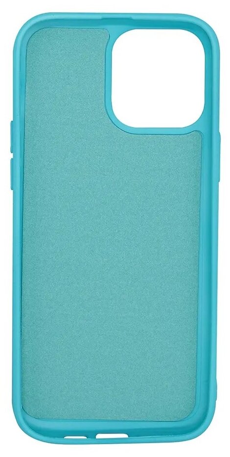 Комплект: Чехол Silicone Case (без лого) + защитное стекло для Apple iPhone 13 / Айфон 13 / Накладка / бампер