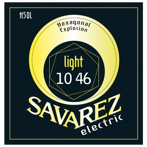 Струны для электрогитары SAVAREZ H50L HEXAGONAL EXPLOSION струны для электрогитар savarez h50xl hexagonal explosion