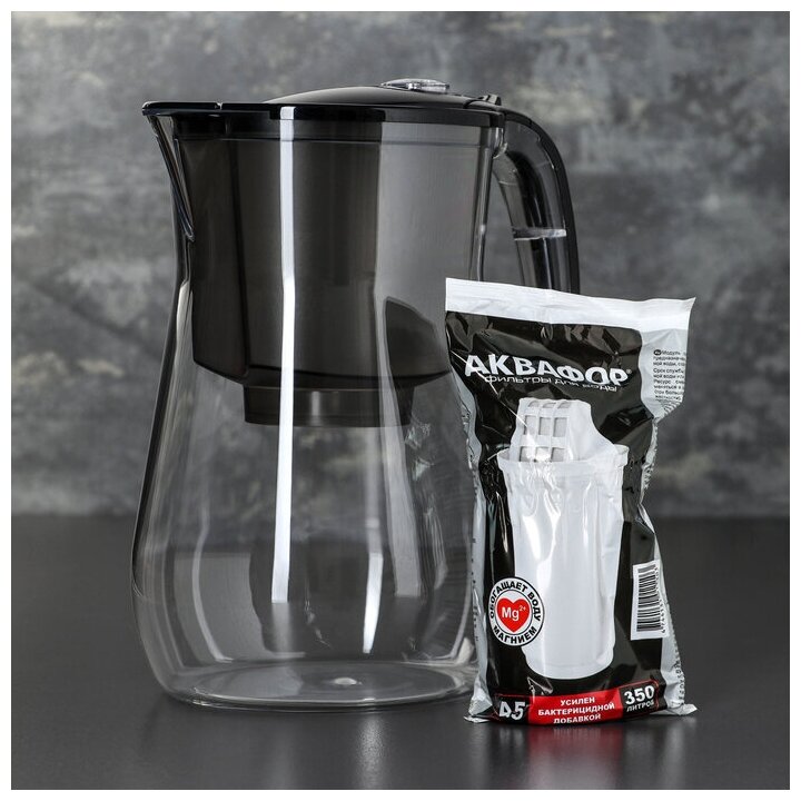 фото Фильтр-кувшин "Аквафор-Прованс", 4,2 л, цвет чёрный