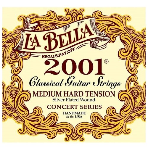 фото La bella 2001 medium hard струны для классической гитары