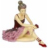 Статуэтка Балерина розелла (сидящая), полистоун, 18.5х10.17.5 см, Edelman - изображение